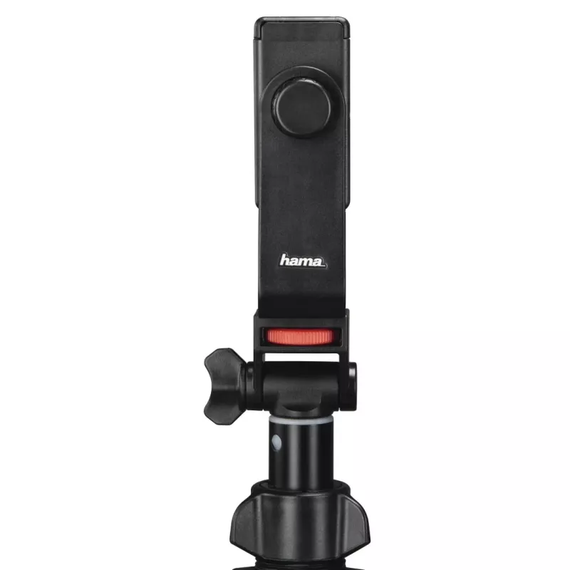 Stativ Hama Rotary Smartphone II für Smartphone und Digitalkamera, 3‑beinig, max. Traglast 1 kg, Höhe 41,5–150 cm, Schwarz