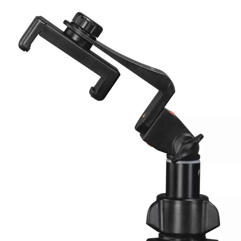 Stativ Hama Rotary Smartphone II für Smartphone und Digitalkamera, 3‑beinig, max. Traglast 1 kg, Höhe 41,5–150 cm, Schwarz