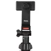 Stativ Hama Rotary Smartphone II für Smartphone und Digitalkamera, 3‑beinig, max. Traglast 1 kg, Höhe 41,5–150 cm, Schwarz