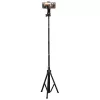 Stativ Hama Rotary Smartphone II für Smartphone und Digitalkamera, 3‑beinig, max. Traglast 1 kg, Höhe 41,5–150 cm, Schwarz