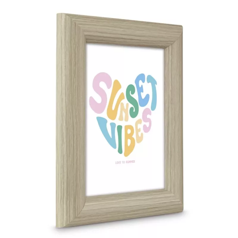 Bilderrahmen HAMA Tori einzeln MDF Braun für 13×18 cm Fotos, FSC-zertifiziert