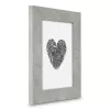 Bilderrahmen HAMA Lio einzeln MDF grau für 13×18 cm Foto, FSC-zertifiziert