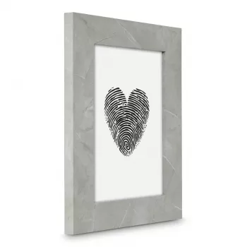 Bilderrahmen HAMA Lio einzeln MDF grau für 13×18 cm Foto, FSC-zertifiziert