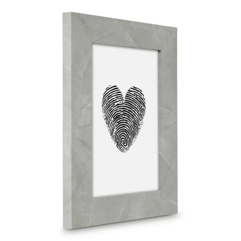 Bilderrahmen HAMA Lio einzeln MDF grau für 13×18 cm Foto, FSC-zertifiziert