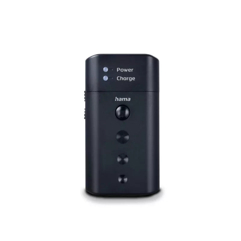 Akkuladegerät HAMA 00081390 für Digitalkamera-Akkus — USB, Li‑Ion und NiMH kompatibel, 5 V Eingang