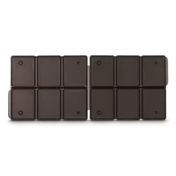 Hama 00095990 Speicherkarten-Etui 12 Karten Polypropylen (PP) Schwarz, Transparent