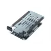 Faltbarer schwenkbarer Telefonständer CONCEPTRONIC THANA08G, 360° drehbare Basis, höhenverstellbar, Silber