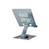 Multimedia-Tablet-Ständer CONCEPTRONIC THANA09G — faltbarer Schwenkständer, 360° drehbare Basis, höhenverstellbar, grau, 150×110×40 mm