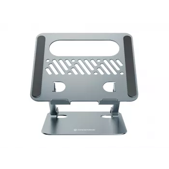 Laptopständer CONCEPTRONIC THANA10G — faltbar aus Aluminium, höhenverstellbar, grau, 240×220×50 mm