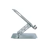 Laptopständer CONCEPTRONIC THANA10G — faltbar aus Aluminium, höhenverstellbar, grau, 240×220×50 mm