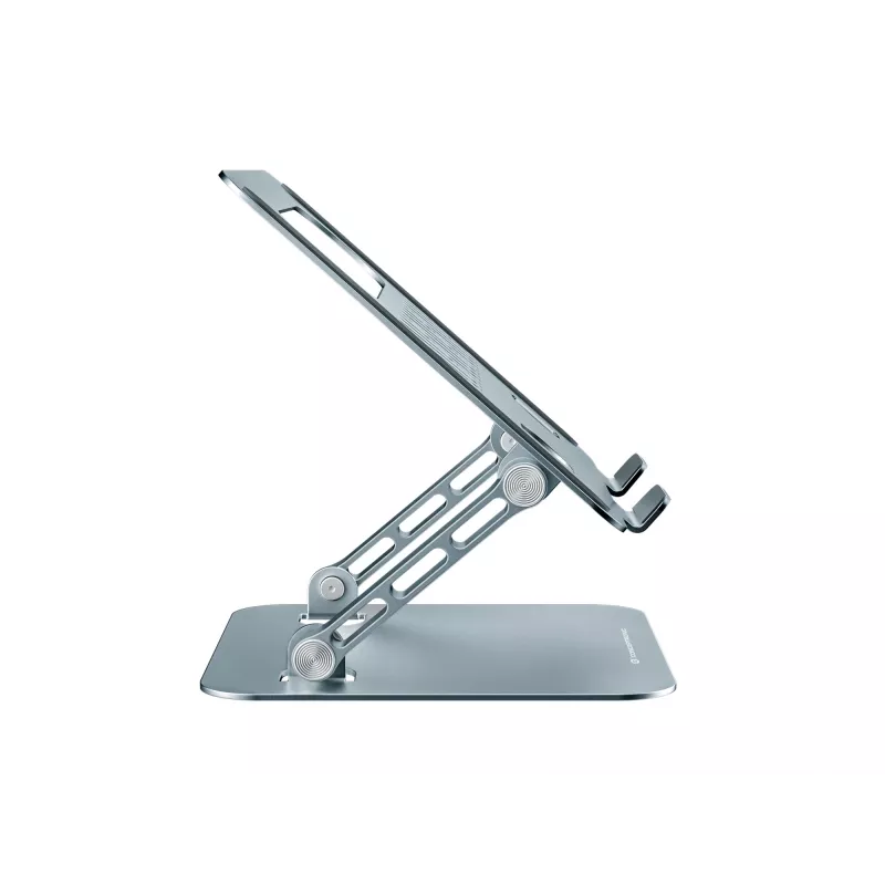 Laptopständer CONCEPTRONIC THANA10G — faltbar aus Aluminium, höhenverstellbar, grau, 240×220×50 mm
