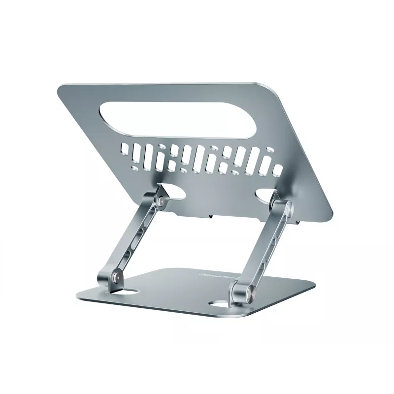 Laptopständer CONCEPTRONIC THANA10G — faltbar aus Aluminium, höhenverstellbar, grau, 240×220×50 mm