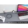 USB4 Gen4x2 C‑zu‑C Kabel EQUIP 2 m, 80 Gbit/s, PD 240 W, 8K@60Hz, Schwarz