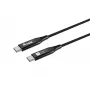 Equip USB 4 Ultra schlank C-zu-C-Kabel, 1,2 m, PD240W, 4K/60Hz, 40 Gbps, Schwarz