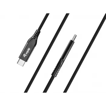 Equip USB 4 Ultra schlank C-zu-C-Kabel, 1,2 m, PD240W, 4K/60Hz, 40 Gbps, Schwarz