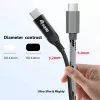 Equip USB 4 Ultra schlank C-zu-C-Kabel, 1,2 m, PD240W, 4K/60Hz, 40 Gbps, Schwarz