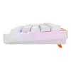 Mechanische Gaming-Tastatur Cherry K5 Pro TMR Compact 65% QWERTY US, kabelgebunden USB, RGB, Orange/Weiß