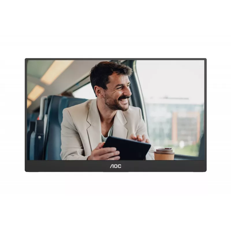 AOC 16T20E2 portabler TV/Monitor Tragbarer Monitor Schwarz 39,6 cm (15,6 Zoll) LED 1920 x 1080 Pixel