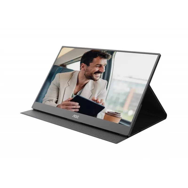 AOC 16T20E2 portabler TV/Monitor Tragbarer Monitor Schwarz 39,6 cm (15,6 Zoll) LED 1920 x 1080 Pixel