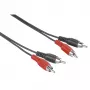 Audiokabel Hama 00205086 2,5 m 2x RCA-Stecker Schwarz
