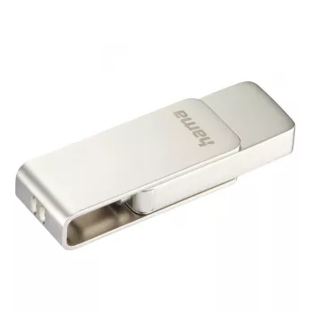 Hama Uni-C Rotate Pro USB-Flash-Laufwerk 256 GB USB Type-C 3.2 Gen 1 (3.1 Gen 1) Silber