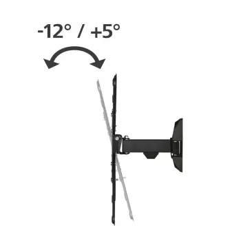 Hama 00220823 TV-Wandhalterung/Standfuß 165,1 cm (65 Zoll) Schwarz