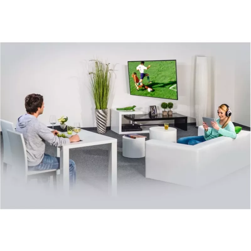 Hama 00220823 TV-Wandhalterung/Standfuß 165,1 cm (65 Zoll) Schwarz