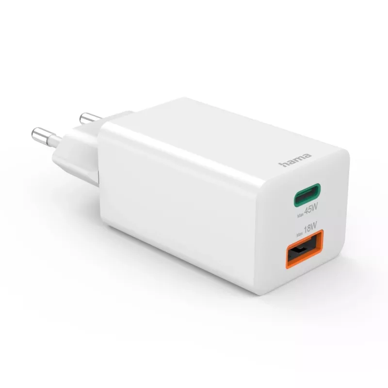 Hama 00125141 mobiles Ladegerät Universal Weiß AC Schnellladung Innenbereich