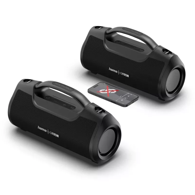 Hama Mate Pro MK II Stereo tragbarer Lautsprecher Schwarz 60 W