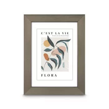 Hama Flora Einzelbilderrahmen Braun