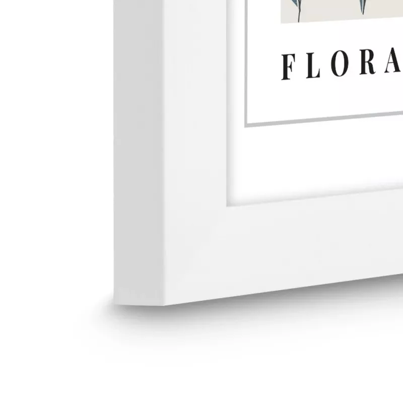 Hama Flora Einzelbilderrahmen Weiß