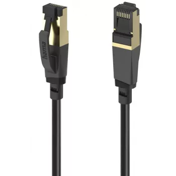 Hama 00202000 Netzwerkkabel Schwarz 0,5 m Cat8 S/FTP (S-STP)