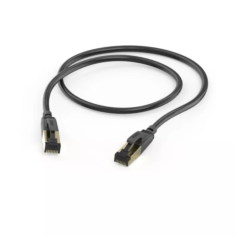 Hama 00202000 Netzwerkkabel Schwarz 0,5 m Cat8 S/FTP (S-STP)