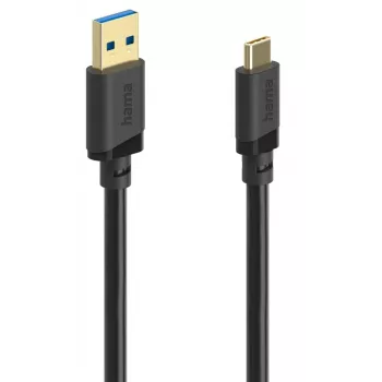 Hama 00202005 USB-Kabel USB 3.2 Gen 1 (3.1 Gen 1) 0,75 m USB A USB C Schwarz