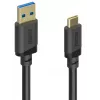 Hama 00202005 USB-Kabel USB 3.2 Gen 1 (3.1 Gen 1) 0,75 m USB A USB C Schwarz