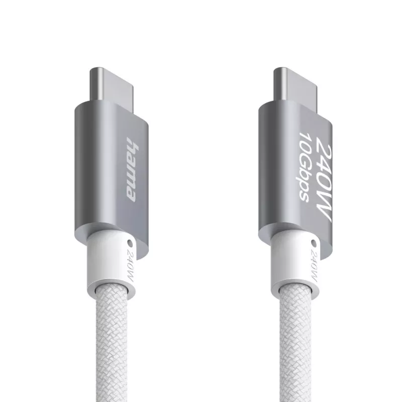 Hama Full-Featured USB-Kabel USB 3.2 Gen 2 (3.1 Gen 2) 1,5 m USB C Weiß