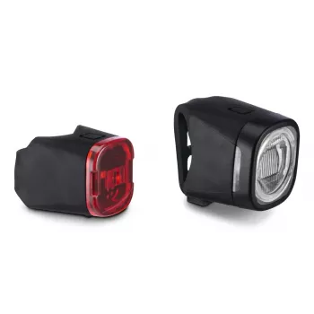 Hama 00185837 Fahrradlicht Rücklicht + Frontlicht (Set) LED