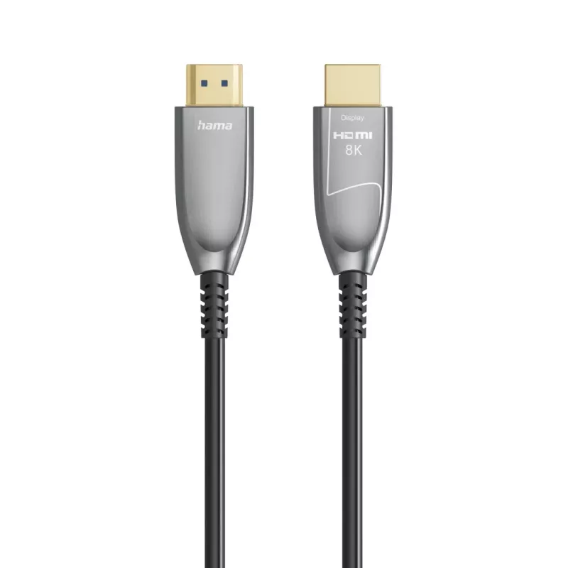 Hama 00202036 HDMI-Kabel 15 m HDMI Typ A (Standard) Schwarz, Grau, Silber