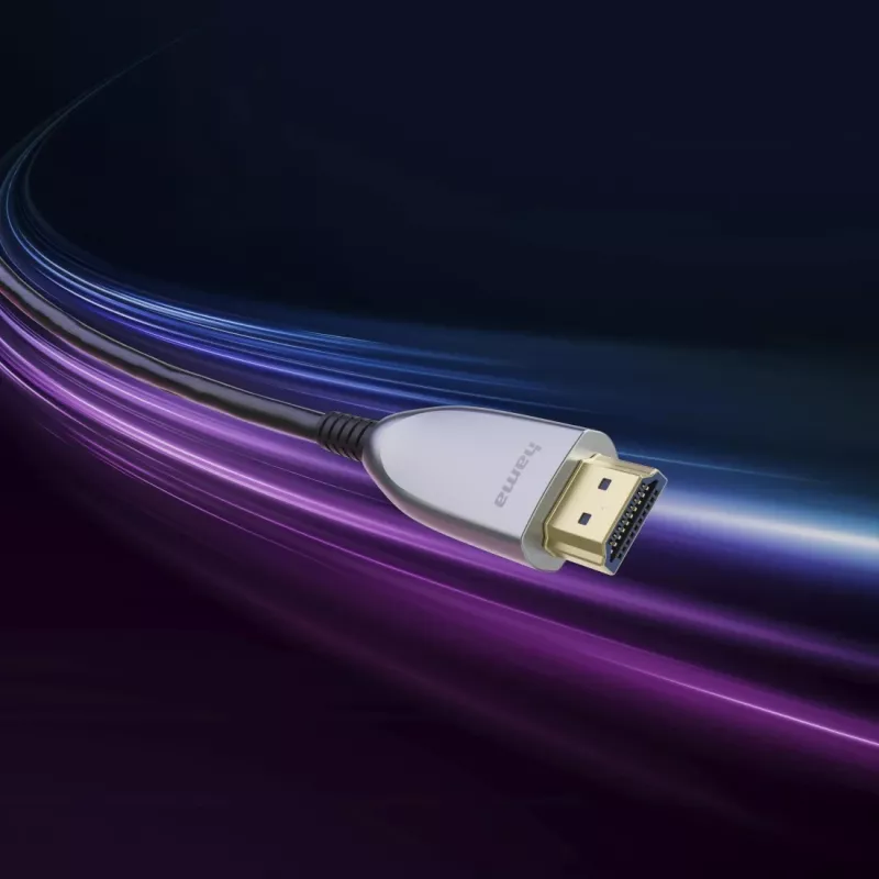 Hama 00202036 HDMI-Kabel 15 m HDMI Typ A (Standard) Schwarz, Grau, Silber