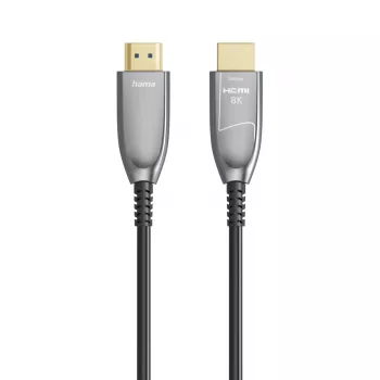 Hama 00202036 HDMI-Kabel 20 m HDMI Typ A (Standard) Schwarz, Grau, Silber