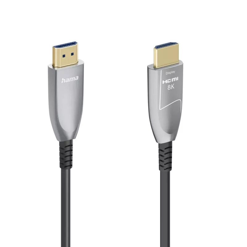 Hama 00202036 HDMI-Kabel 20 m HDMI Typ A (Standard) Schwarz, Grau, Silber