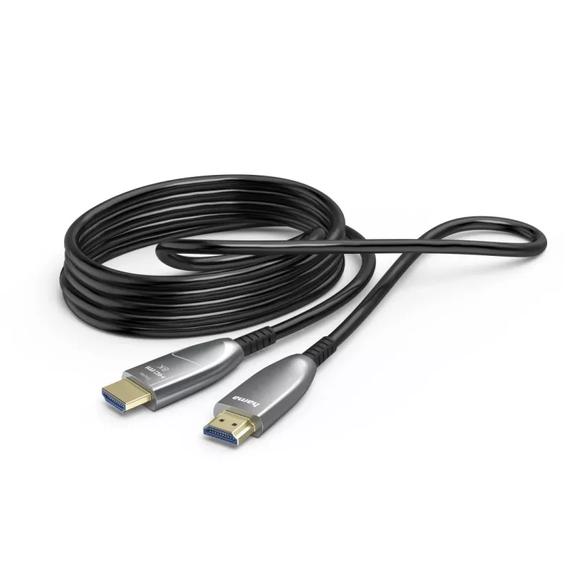 Hama 00202036 HDMI-Kabel 20 m HDMI Typ A (Standard) Schwarz, Grau, Silber