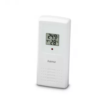 Hama 00222244 digitale Wetterstation Weiß, batteriebetrieben