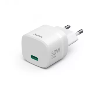 Hama 00201964 mobiles Ladegerät Smartphone, Tablet, Powerbank, Headset Weiß AC Schnellladung für den Innenbereich