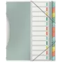 Esselte Colour'Breeze Trennbuch mit 12 Tabs, Mehrfarbig, Polypropylen (PP), 266 mm, 20 mm, 370 g, 1 Stück