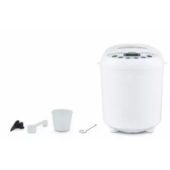 Brotbackautomat MEDION MD 11011 550 W Weiß 1 kg Digitaler Timer