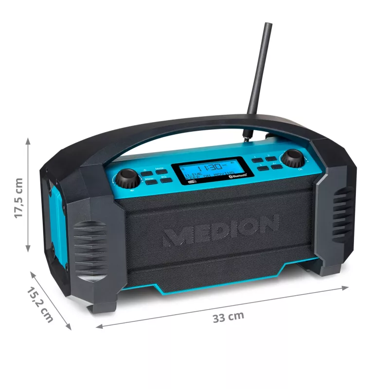 MEDION LIFE E66050 Baustelle Analog & Digital Schwarz, Blau