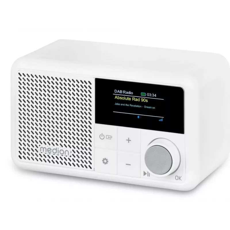 MEDION LIFE S66822 Tragbares tragbares digitales Weiß