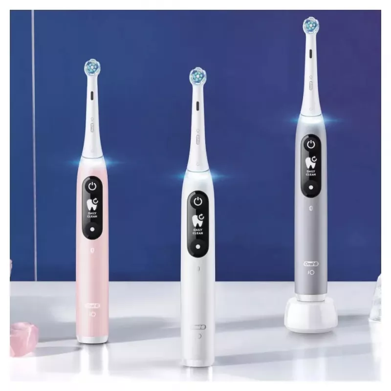 Braun iO Serie 6 Erwachsenen-Vibrationszahnbürste Grau