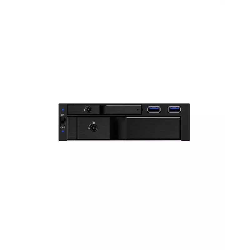 ICY BOX IB-174SSK-U 13.3 cm (5.25 Zoll) Speicherlaufwerkträger Schwarz